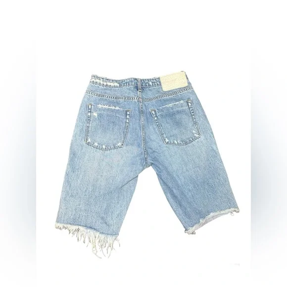 Women’s One Teaspoon Cutoff Trucker Shorts Size 28 - Picture 2 of 12